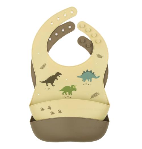  Little Lovely Company_étkezés_szilikon_előke_dinoszaurusz_kicsiknek_babáknak